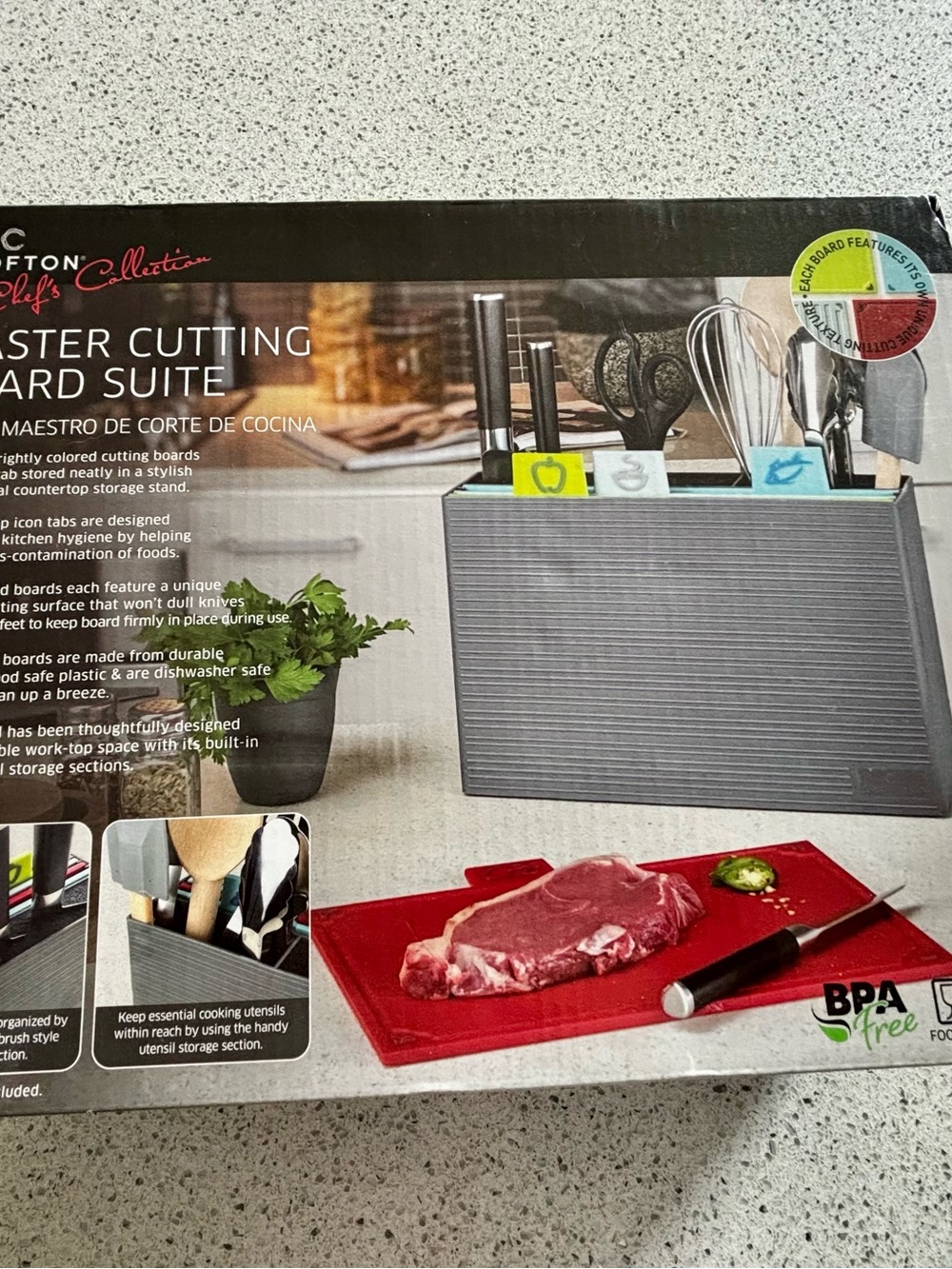 Crofton Chef's Collection Master Cutting Board Suite